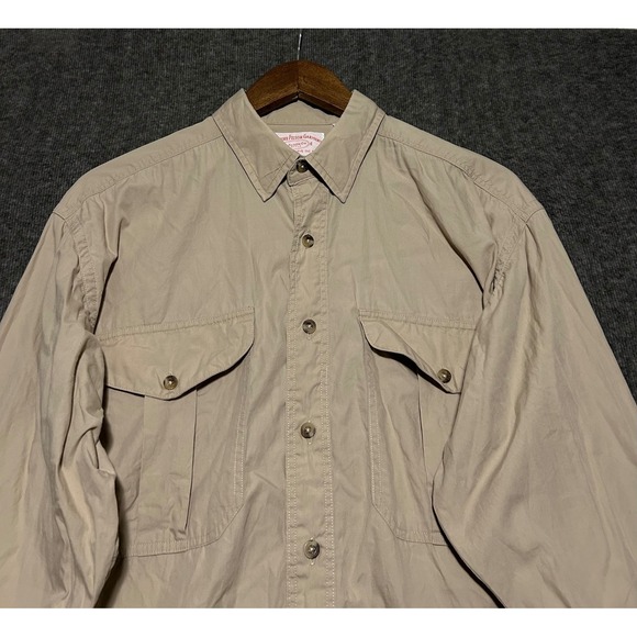 Filson Other - CC filson button up shirt long sleeve safari vintage outdoors Large tan